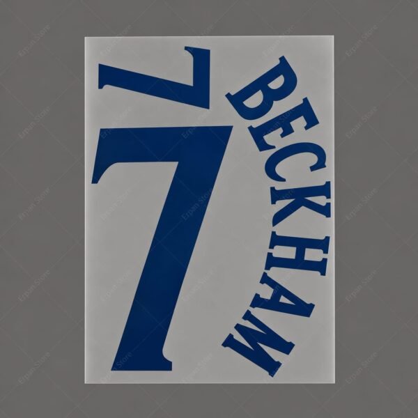 [Pre-Order] 2002 Nameset #7 Beckham Inggris Home