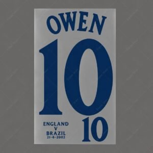 [Pre-Order] 2002 Nameset #10 Owen Inggris Home