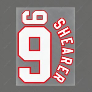 [Pre-Order] 1996 Nameset #9 Shearer Inggris Away