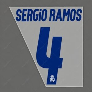 [Pre-Order] 2016/2017 Nameset #4 Sergio Ramos Real Madrid Home