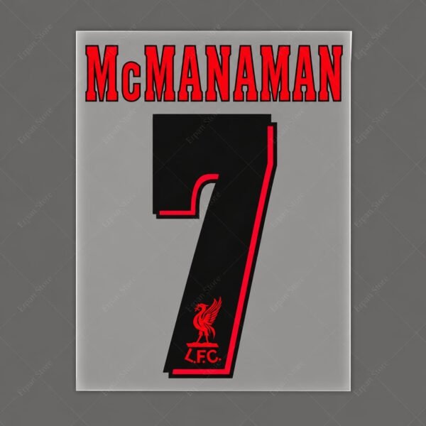 [Pre-Order] 1996/1997 Nameset #7 McManaman Liverpool Away