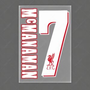 [Pre-Order] 1996-1998 Nameset #7 McManaman Liverpool Home