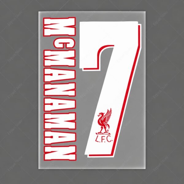 [Pre-Order] 1996-1998 Nameset #7 McManaman Liverpool Home