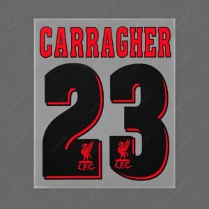[Pre-Order] 1996/1997 Nameset #23 Carragher Liverpool Away