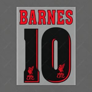 [Pre-Order] 1996/1997 Nameset #10 Barnes Liverpool Away