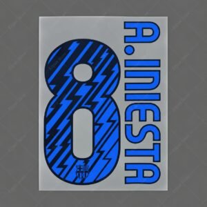 [Pre-Order] 2010/2011 Nameset #8 A.Iniesta Barcelona Away