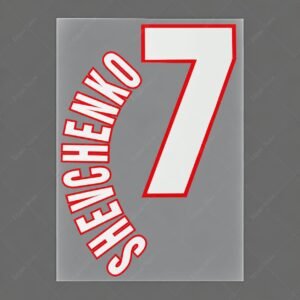 [Pre-Order] 1998-2000 Nameset #7 Shevchenko AC Milan Third