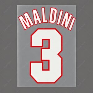 [Pre-Order] 1998-2000 Nameset #3 Maldini AC Milan Third
