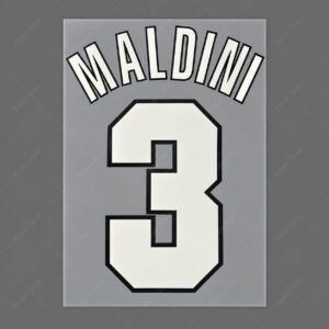 [Pre-Order] 1998-2000 Nameset #3 Maldini AC Milan Home